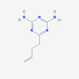 molecular formula C7H11N5 B092094 1,3,5-Triazine-2,4-diamine, 6-(3-butenyl)- CAS No. 15821-36-0