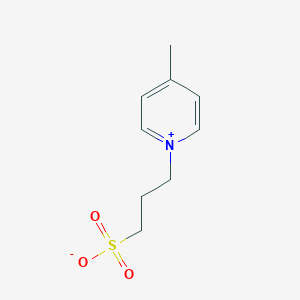 molecular formula C9H13NO3S B092096 4-甲基-1-(3-磺酸丙基)吡啶鎓 CAS No. 15626-30-9