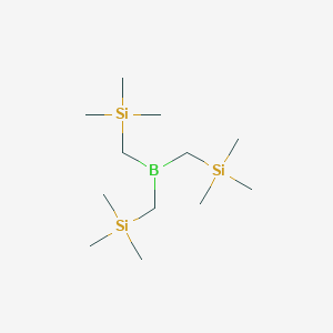 molecular formula C12H33BSi3 B092102 三(三甲基甲硅烷基)硼烷 CAS No. 18077-26-4