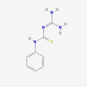 molecular formula C8H10N4S B092105 1-苯基-3-胍基硫脲 CAS No. 15989-47-6