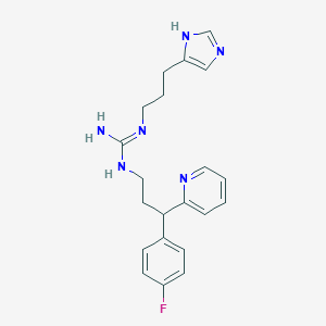molecular formula C21H25FN6 B009211 Arpromidine CAS No. 106669-71-0