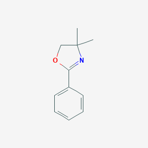 molecular formula C11H13NO B092119 4,4-二甲基-2-苯基-2-噁唑啉 CAS No. 19312-06-2