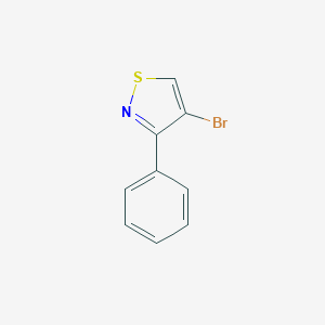molecular formula C9H6BrNS B092122 4-Bromo-3-phenylisothiazole CAS No. 16187-94-3