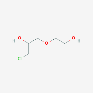 molecular formula C5H11ClO3 B092129 1-氯-3-(2-羟乙氧基)丙烷-2-醇 CAS No. 18371-74-9