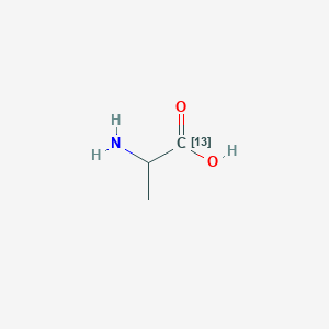 molecular formula C3H7NO2 B009213 DL-Alanine-1-13C CAS No. 102029-81-2