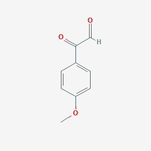 molecular formula C9H8O3 B092130 2-(4-甲氧基苯基)-2-氧代乙醛 CAS No. 1076-95-5