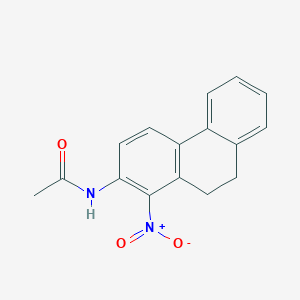 B092143 N-(1-nitro-9,10-dihydrophenanthren-2-yl)acetamide CAS No. 18264-80-7