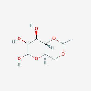molecular formula C8H14O6 B092167 4,6-O-Ethylidene-D-glucopyranose CAS No. 18465-50-4
