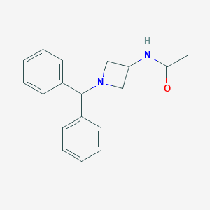 molecular formula C18H20N2O B009217 N-(1-Benzhydrylazetidin-3-yl)acetamide CAS No. 102065-87-2