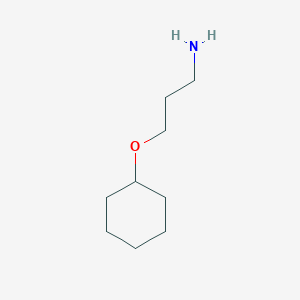 molecular formula C9H19NO B092173 3-(Cyclohexyloxy)propan-1-amine CAS No. 16728-63-5