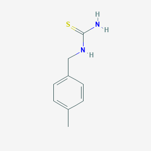 molecular formula C9H12N2S B009222 1-(4-甲基苄基)-2-硫脲 CAS No. 103854-74-6