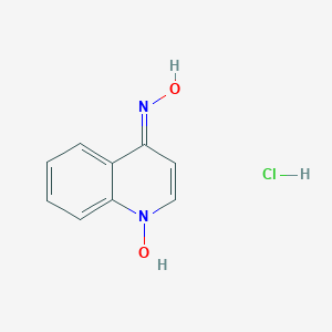 molecular formula C9H9ClN2O2 B092220 4-羟基氨基喹啉 1-氧化盐酸盐 CAS No. 1010-61-3