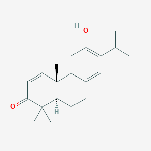 molecular formula C20H26O2 B092235 1,2-脱氢hinokione CAS No. 18326-19-7