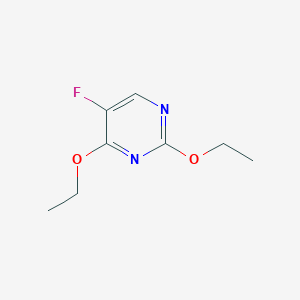 molecular formula C8H11FN2O2 B092241 2,4-二乙氧基-5-氟嘧啶 CAS No. 155-36-2