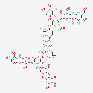 molecular formula C80H126O44 B092244 石膏苷 CAS No. 15588-68-8