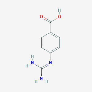 molecular formula C8H9N3O2 B092259 4-胍基苯甲酸 CAS No. 16060-65-4