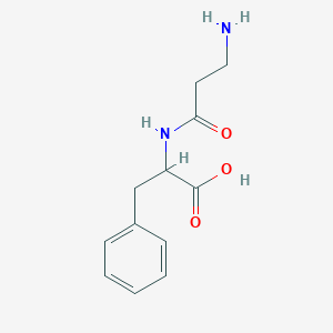molecular formula C12H16N2O3 B092266 beta-Ala-Phe CAS No. 17136-28-6