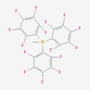 B092271 Silane, methyltris(pentafluorophenyl)- CAS No. 18920-98-4