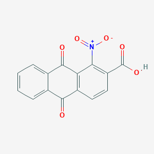 molecular formula C15H7NO6 B092283 1-硝基-2-羧基蒽醌 CAS No. 128-67-6