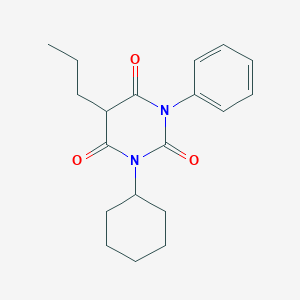 B092326 1-Cyclohexyl-3-phenyl-5-propylbarbituric acid CAS No. 1045-96-1