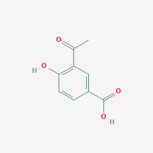 molecular formula C9H8O4 B092357 3-Acetyl-4-hydroxybenzoic acid CAS No. 16357-40-7