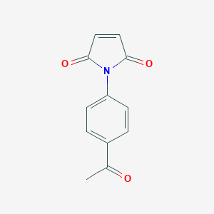 molecular formula C12H9NO3 B092367 1-(4-Acetylphenyl)-1H-pyrrole-2,5-dione CAS No. 1082-85-5