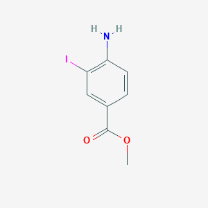 molecular formula C8H8INO2 B009237 4-氨基-3-碘苯甲酸甲酯 CAS No. 19718-49-1