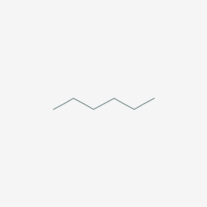 molecular formula C6H14 B092381 己烷 CAS No. 110-54-3