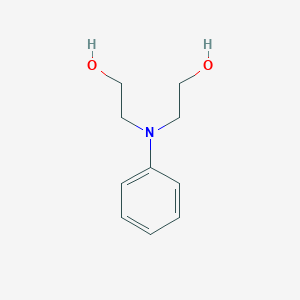molecular formula C10H15NO2 B092416 N-苯基二乙醇胺 CAS No. 120-07-0