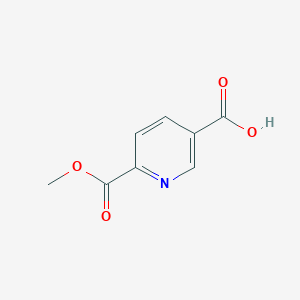 molecular formula C8H7NO4 B092421 6-(甲氧羰基)烟酸 CAS No. 17874-76-9