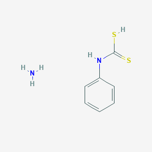 molecular formula C7H10N2S2 B092427 Ammonium phenyldithiocarbamate CAS No. 1074-52-8