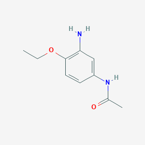 molecular formula C10H14N2O2 B092489 N-(3-氨基-4-乙氧基苯基)乙酰胺 CAS No. 17026-81-2