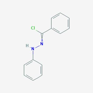 molecular formula C13H11ClN2 B092512 N-Phenylbenzenecarbohydrazonoyl chloride CAS No. 15424-14-3