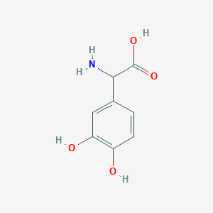 molecular formula C8H9NO4 B092560 2-氨基-2-(3,4-二羟基苯基)乙酸 CAS No. 138-62-5