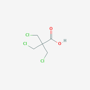 molecular formula C5H7Cl3O2 B092564 3-氯-2,2-双(氯甲基)丙酸 CAS No. 17831-70-8