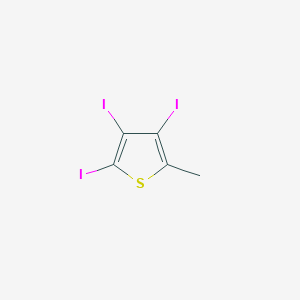 B092566 2,3,4-Triiodo-5-methylthiophene CAS No. 16494-47-6