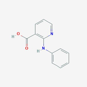 molecular formula C12H10N2O2 B092585 2-(苯胺基)烟酸 CAS No. 16344-24-4