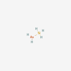 molecular formula AsH5Si B092594 Arsine, silyl- CAS No. 15455-99-9