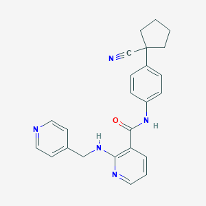 molecular formula C₂₄H₂₃N₅O B000926 阿帕替尼 CAS No. 811803-05-1