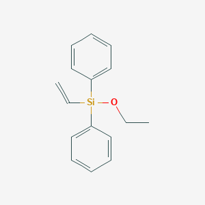 molecular formula C16H18OSi B092602 乙烯基乙氧基二苯基硅烷 CAS No. 17933-85-6