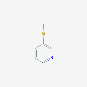 molecular formula C8H13NSi B092606 3-(三甲基甲硅烷基)吡啶 CAS No. 17379-37-2