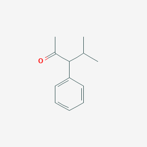 molecular formula C12H16O B092613 4-Methyl-3-phenylpentan-2-one CAS No. 15934-57-3