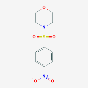 molecular formula C10H12N2O5S B092614 4-[(4-Nitrophenyl)sulfonyl]morpholine CAS No. 1024-30-2