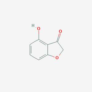 molecular formula C8H6O3 B092616 4-羟基苯并呋喃-3(2H)-酮 CAS No. 19278-81-0