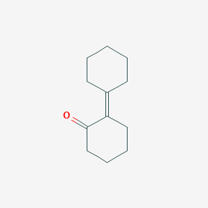 molecular formula C12H18O B092620 2-Cyclohexylidenecyclohexanone CAS No. 1011-12-7