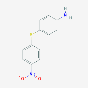 molecular formula C12H10N2O2S B092622 4-氨基-4'-硝基二苯硫醚 CAS No. 101-59-7