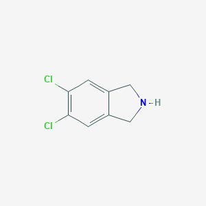 molecular formula C8H7Cl2N B092626 5,6-Dichloroisoindoline CAS No. 15997-90-7