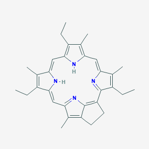 molecular formula C32H36N4 B092630 2,7,12,18-Tetramethyl-3,8,17-triethyl-13,15-ethano-21H,23H-porphyrin CAS No. 16980-14-6