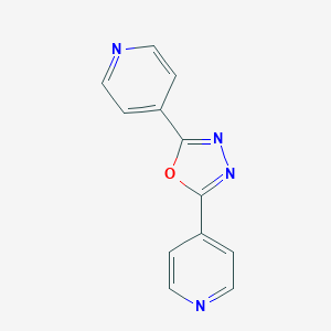 molecular formula C12H8N4O B092651 2,5-双(4-吡啶基)-1,3,4-恶二唑 CAS No. 15420-02-7