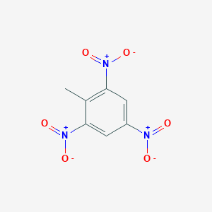 molecular formula C7H5N3O6<br>C6H2(CH3)(NO2)3<br>C7H5N3O6 B092697 2,4,6-三硝基甲苯 CAS No. 118-96-7